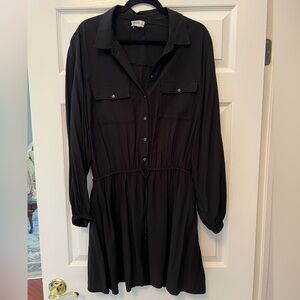 L*Space Black Long Sleeve Dress